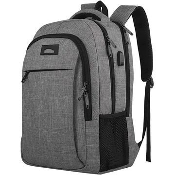 Mochila de viagem anti roubo com porta de carregamento USB