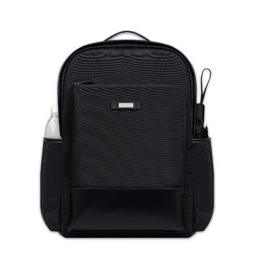 Mochilas para computadores de negócios de 16 polegadas com couro RPET PU resistente à água