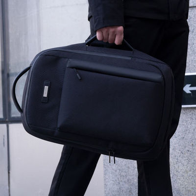 Mochila portátil de logotipo personalizado à prova d'água com material de tecido reciclado RPET