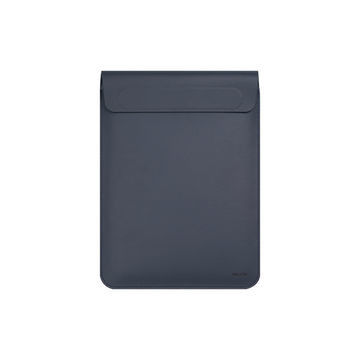 Saco portátil azul da Marinha Manga leve para notebook Macbook