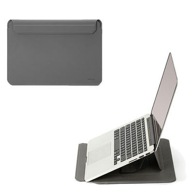 Capa de laptop resistente à água de couro PU clássico de 1,1 mm Ultra Slim
